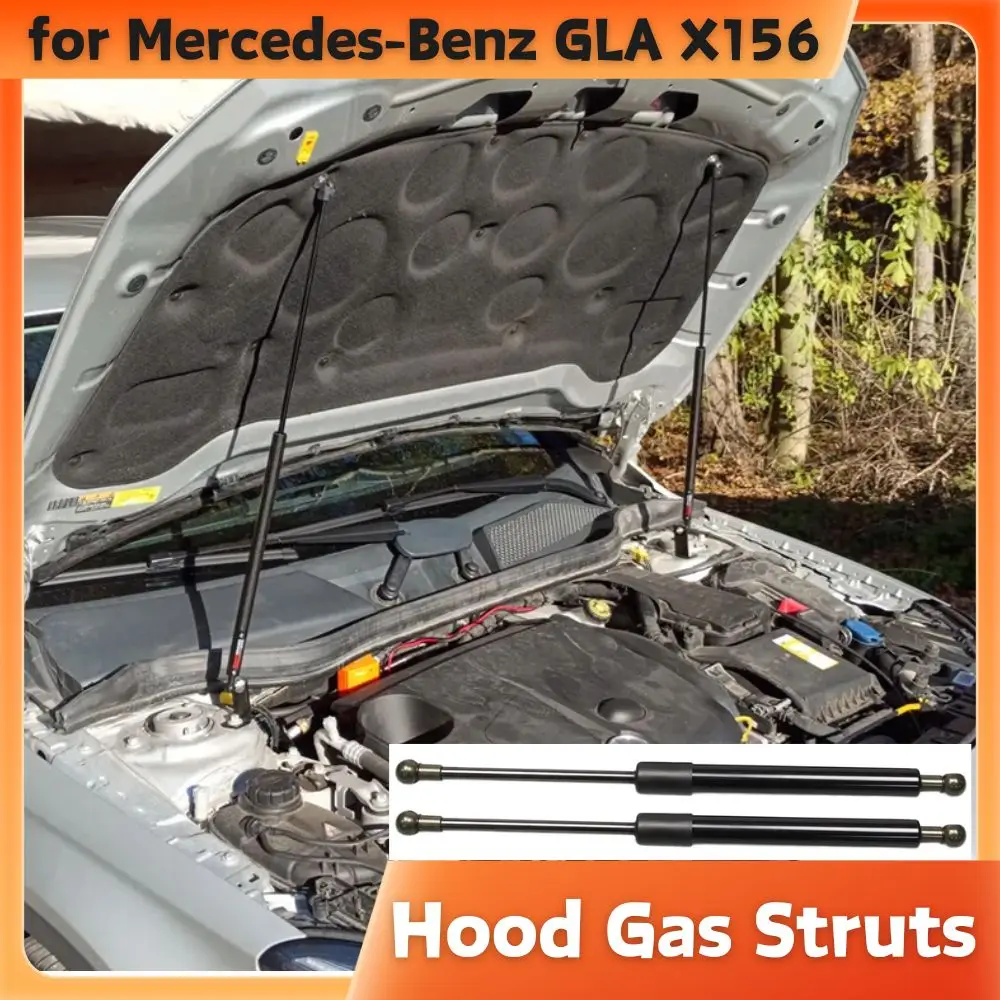 

Hood Struts for Mercedes-Benz GLA X156 2014-2019 Front Bonnet Gas Springs Shock Absorbers Dampers Lift Supports 2PCS