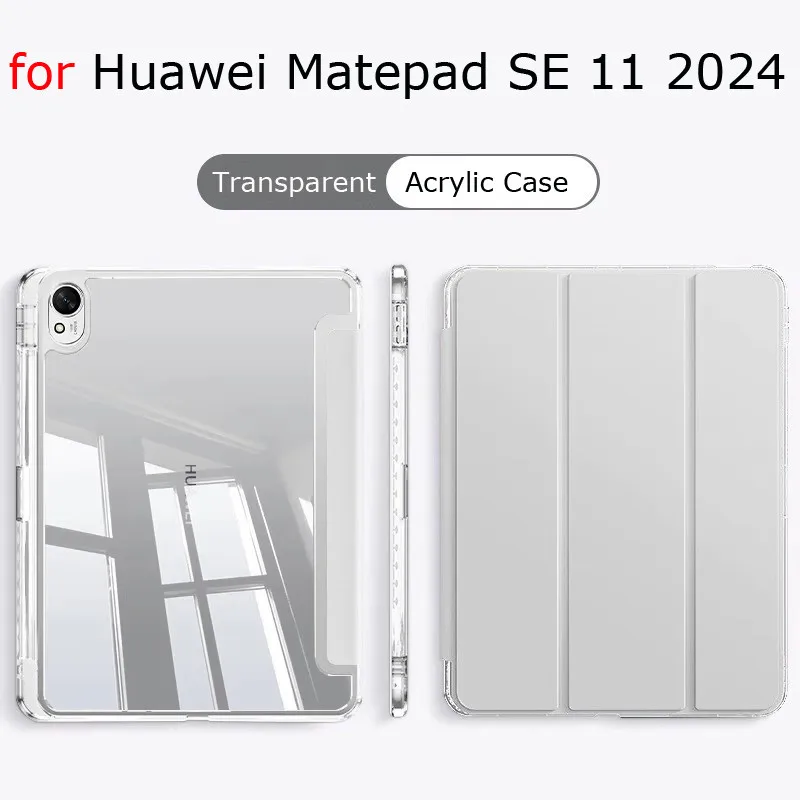 

Для Huawei Matepad SE 11 дюймов 2024 11,5 2025 PaperMatte Edition Air 11,5 S Pro 10,8 11 10,4 тройной чехол-подставка для планшета