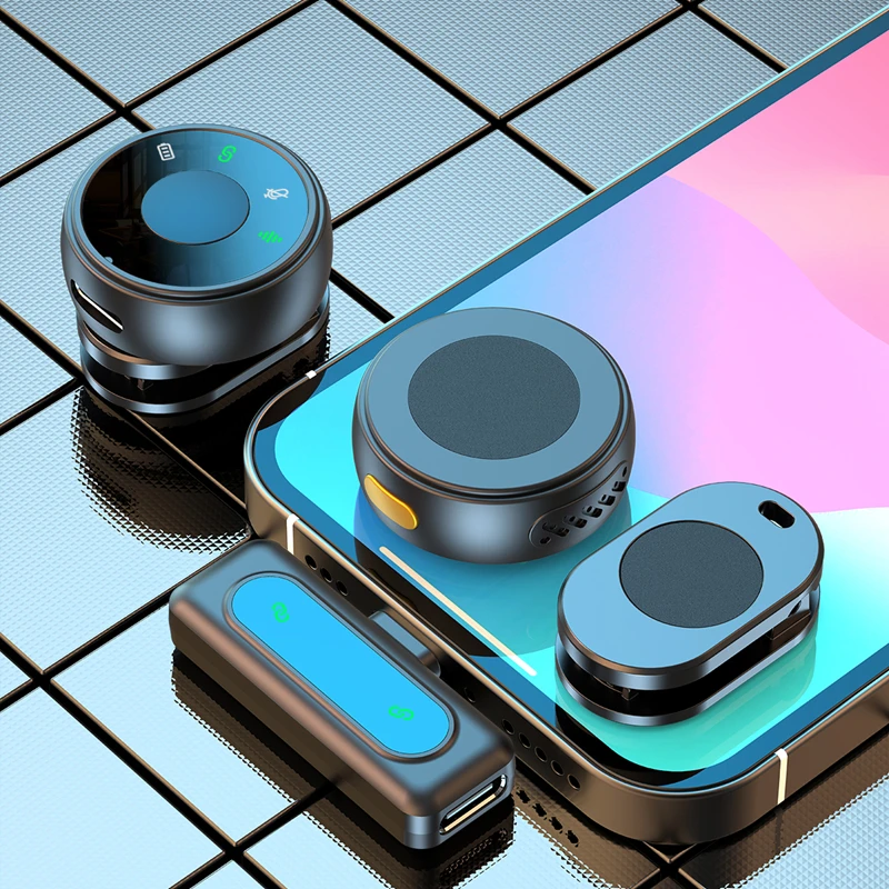 Xiaomi J8 New Wireless Microphone Handheld Microphone Mini Magnetic Collar Clip Microphone for Live Streaming Vlog Singing