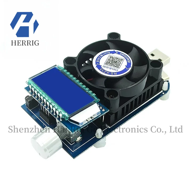 1PCS KZ35 Constant Current Electronic Load Power Aging Fast Charge Tester Triggers Decoy Discharge Capacitance Test