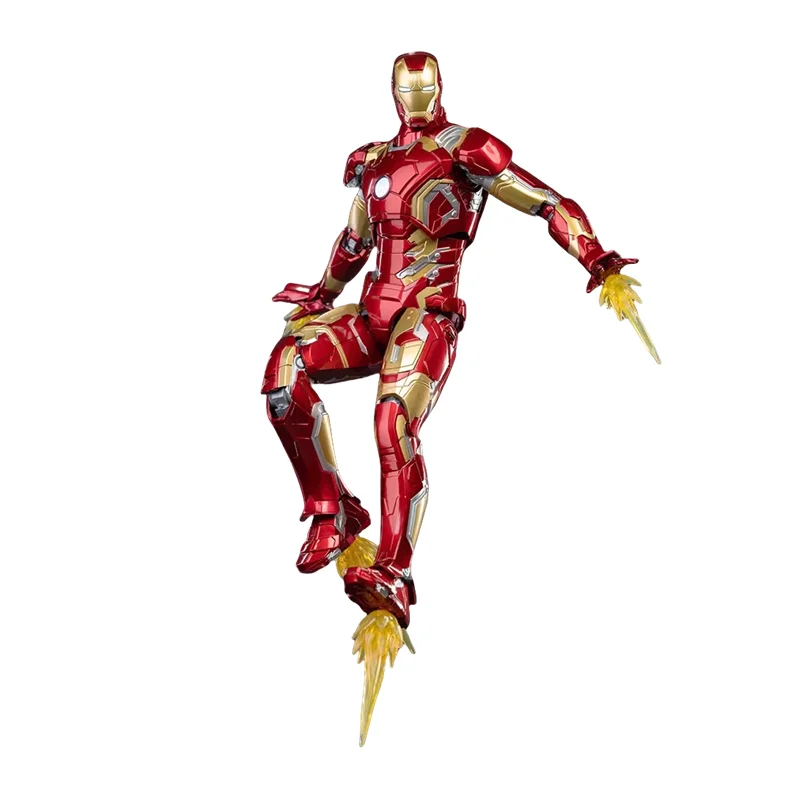 DC Fondjoy Iron Man MK42 MK43 1/7 Lighted Assembly Action Figure Ironman Model Kit Anime Collection Toys