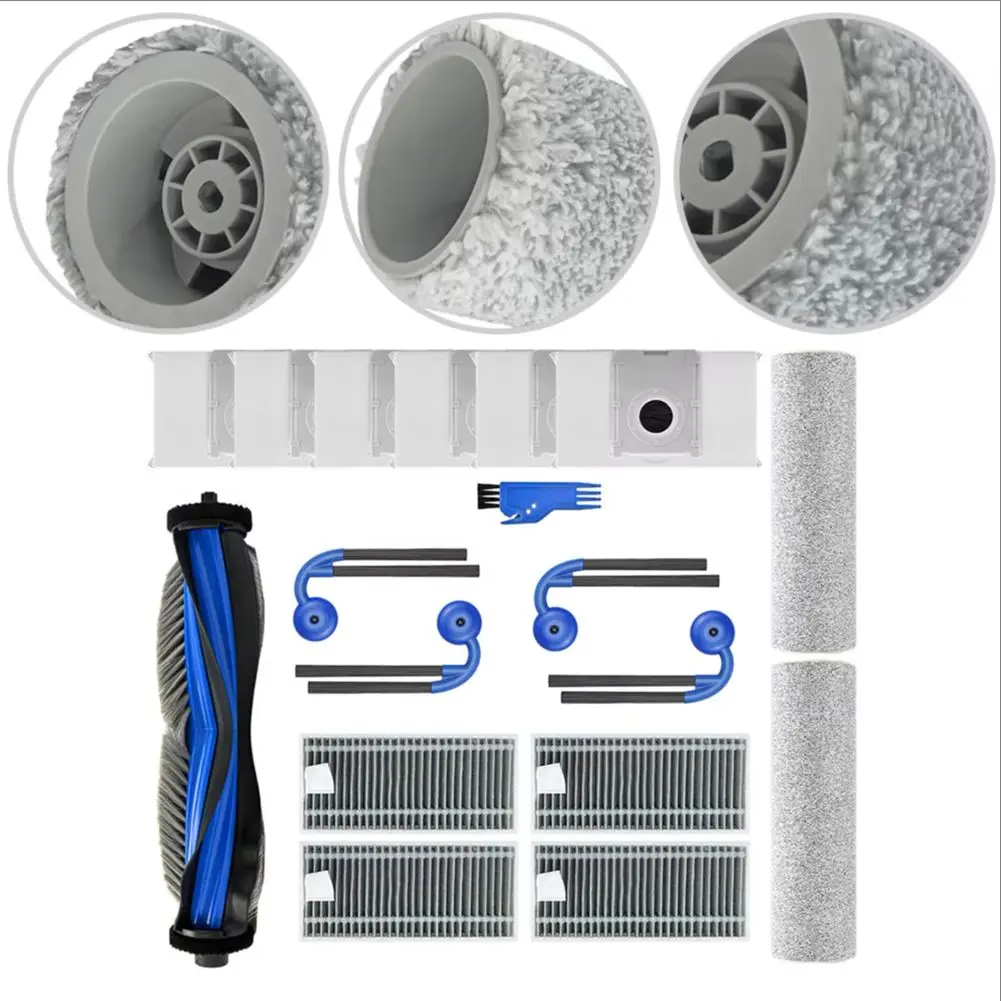 

14 шт./компл. основная щетка, фильтр, тряпка для уборки для ECOVACS, DEEBOT T80, OMNI, аксессуары для робота-пылесоса, запасные части