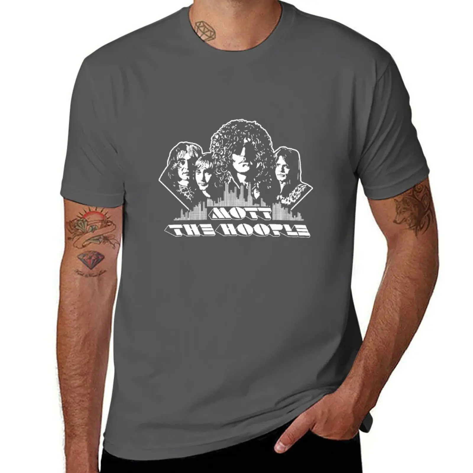 

Mott The Hoople Dark T-Shirt funny t shirts cotton man t shirts for men casual T-Shirt