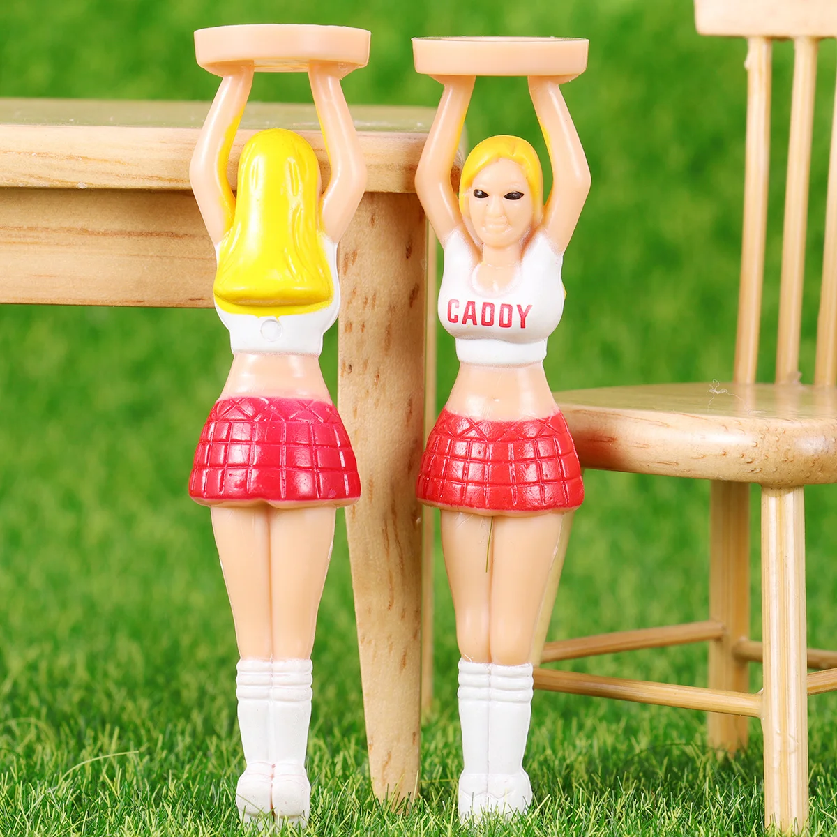 

4Pcs Simple Tees Plastic Golf Tool Lightweight Design Protect Rod Ensure Course Equipment in Shape Depth