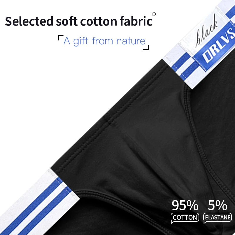 1/2/3/4 SZT. Męskie slipy, letni hit, wysokie wycięcie, trójkątne majtki, bawełniana tkanina, bikini, granatowe paski, elastyczna gumka, bielizna