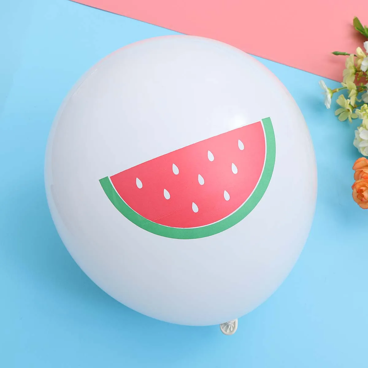 

10Pcs Party Balloons Hawaii 12 Inch Watermelon Fruit Pattern Latex Festival Decoration Photo Props Creative Summer Party