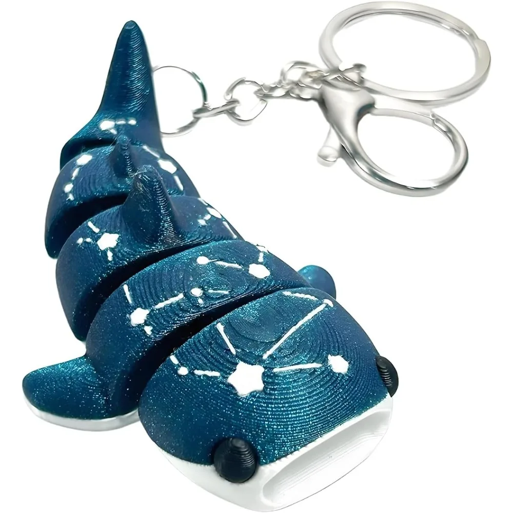 Cute Shark Keychain Kawaii Animal Bag Charm Pendant Handbag Backpack Car Key Chain Accessories Ocean Fish Gift for Women