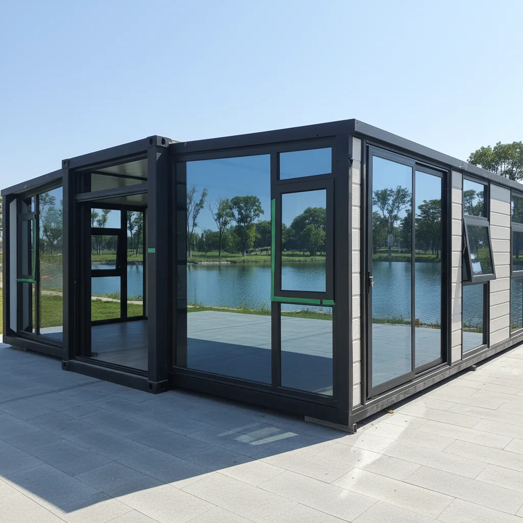 Affordable Durable Aluminum Alloy Container After Natural Disasters Personnel Resettlement Container House Outdoor Prefab House