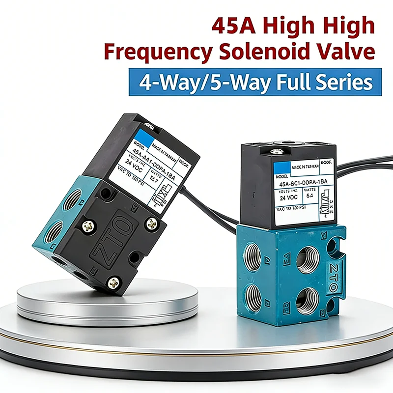MAC Marking Dispensing Machine Valve 45A-AA1-DDAA-1BA/DDFA/DDBA/DDAA 45A 4 Way 5 Way High Frequency Solenoid Valve