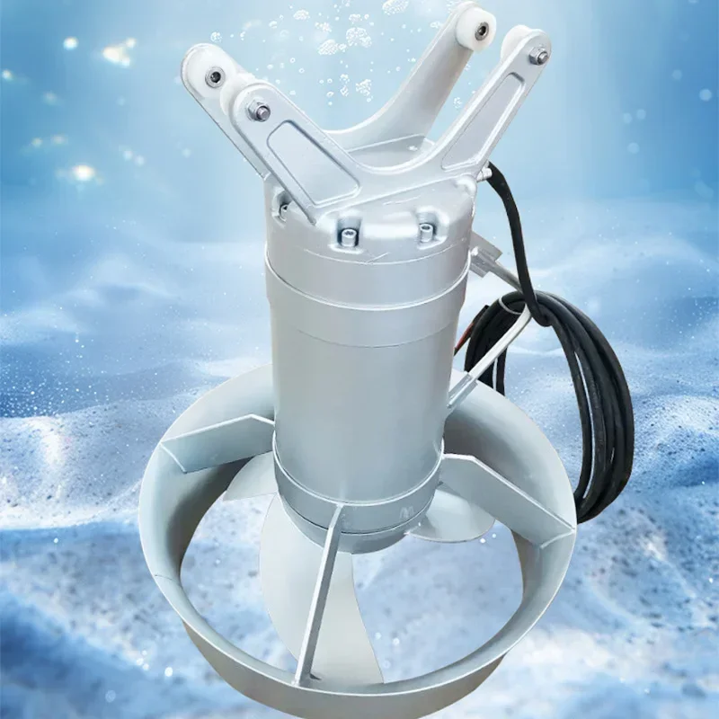 QJB type agitator submersible mixing sewage treatment flow pusher anti-particle sedimentation flocculation treatment equipment