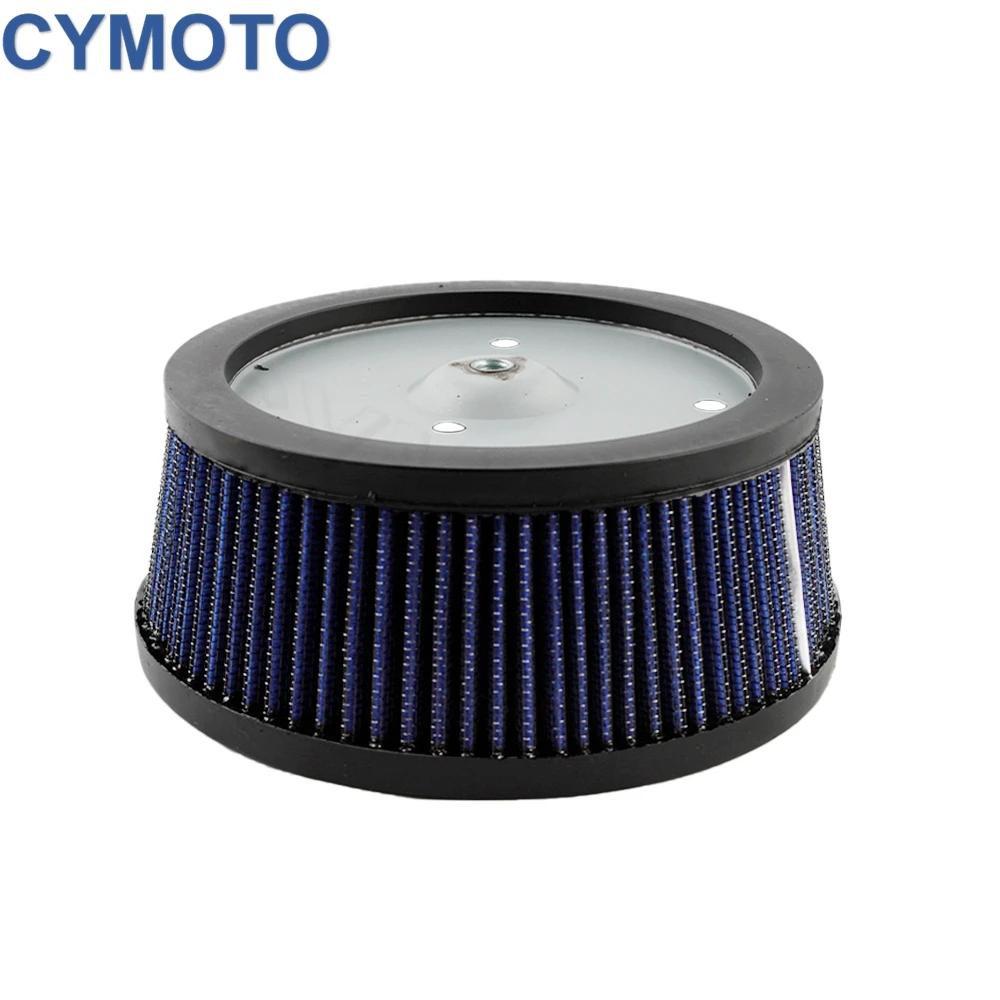 Motocicletas filtro de ar para Harley Davidson, Road King, Touring, Dyna, Softail, Fatboy, Blue, 29442-99C