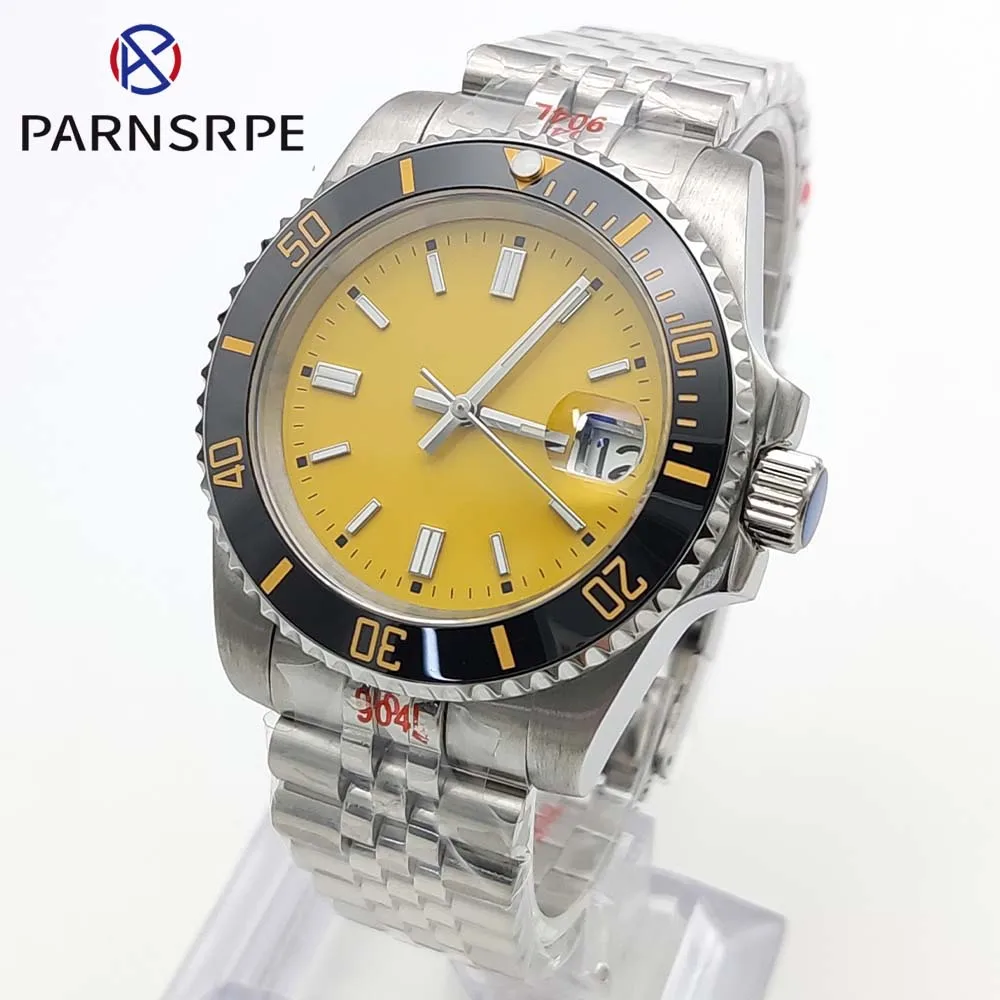 

Men's Stainless Steel Watch, Mechanical, Sapphire Crystal, Rotating Bezel, Water Resistant, Date Display, Calibre NH35, 40 mm