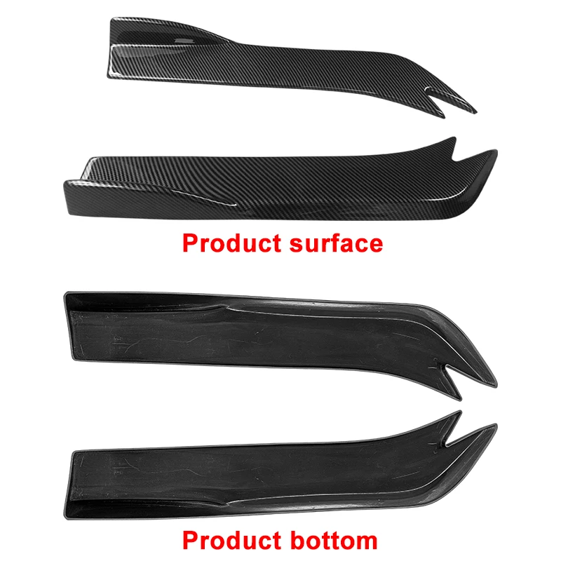 Car Accessories Rear Bumper Splitters Aprons Wrap Angle Scratch Protector ABS For Audi A5 Two-door Supercar 2017-2022 2019 2021