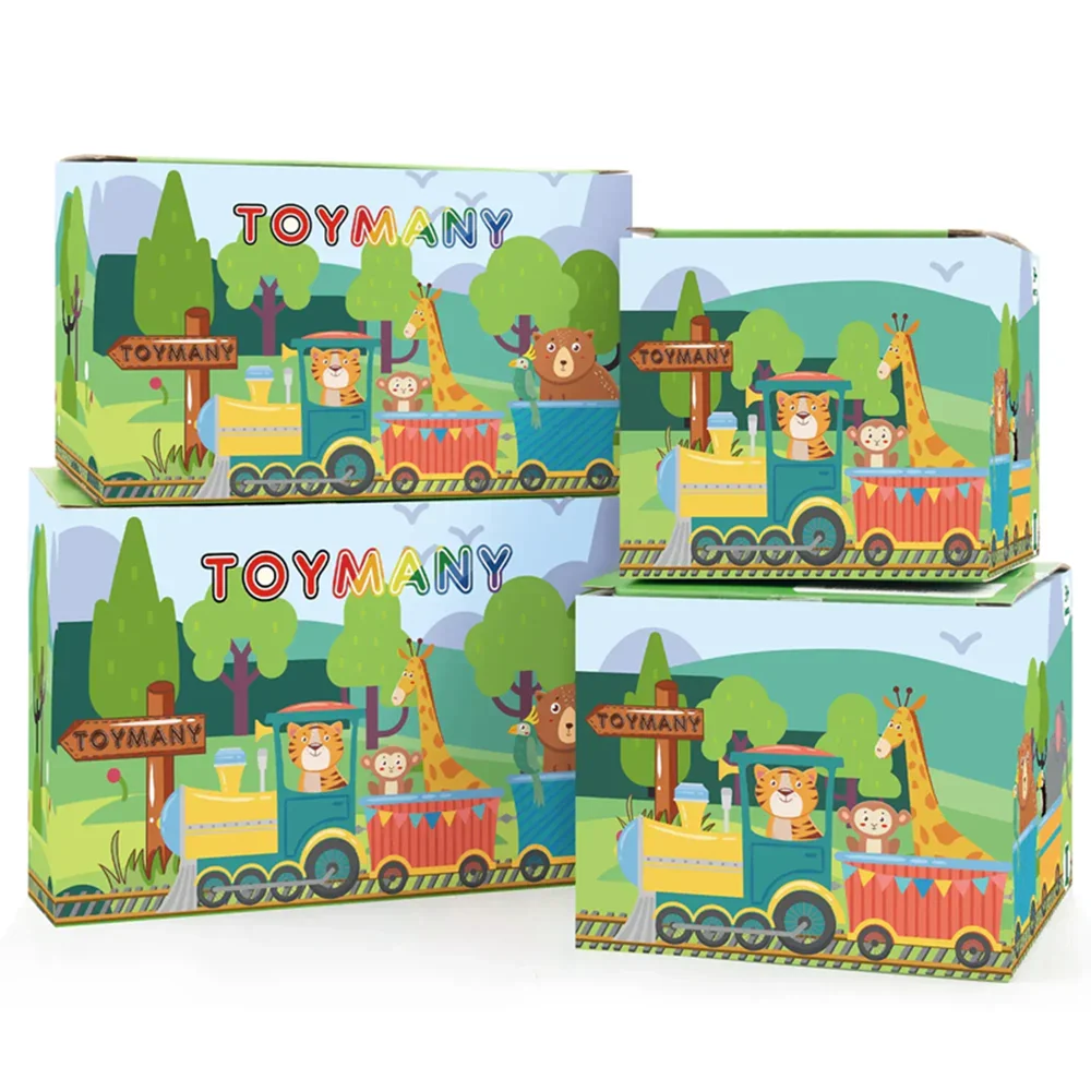 Toymany シミュレーションミニ北米動物モデルおもちゃ 14 個ミニフィギュア人形アクション置物おもちゃ子供のギフトケーキ Dec