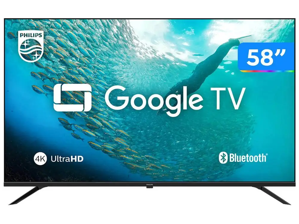 Philips-Smart TV de 58 pulgadas, 4K, UHD, D-LED, serie 7019, 58PUG7019/78, Wi-Fi, Bluetooth, asistente de Google, 3 HDMI, 2 USB