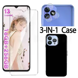 Case + Camera Tempered Glass On For Cubot P80 6.53