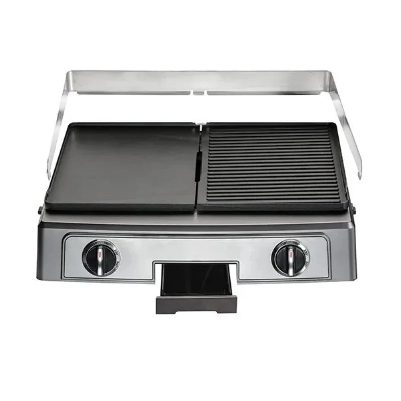 

2025 Premium Commercial Electric Grill - Smokeless Griddle for Steak, Chicken & Fish (Indoor Bistro BBQ Grill)