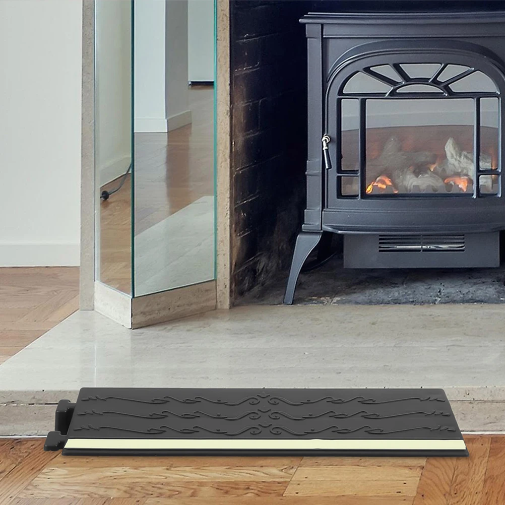 

Glowing Rubber Pad 30X5Cm Black Slip-Resistant Ramp For Wheelchair Doorway Robot Vacuum Indoor Use Night Light