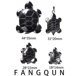 Nature Hematite Stone Tortoise Turtle Bird Cat Dolphin Pendant 18*14mm Diy Necklace Making Accessories For Women Men Jewelry