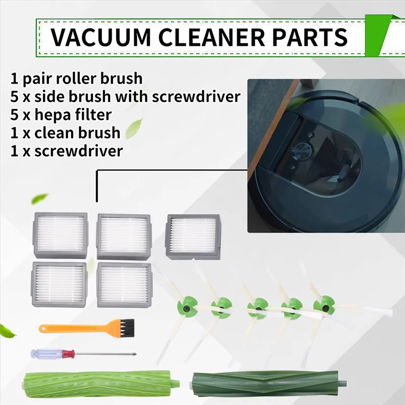 

AC39-For Irobot Roomba I7 I7+ I8 I8+ I1 I2 I3 I3+ I4 I4+ I6 I6+ E5 E6 E7 J6 J7 J7+/Plus E I & J Series Vacuum Filter Brush