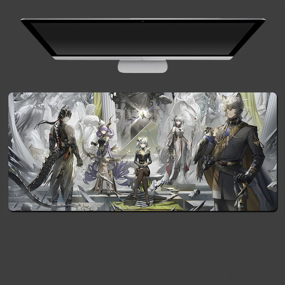 

Arknights Curse Healer Amiya Anime Second Element Hd Printed Gaming Mouse Pad Rubber Desk Mat for Keyboard and Pc Accessories