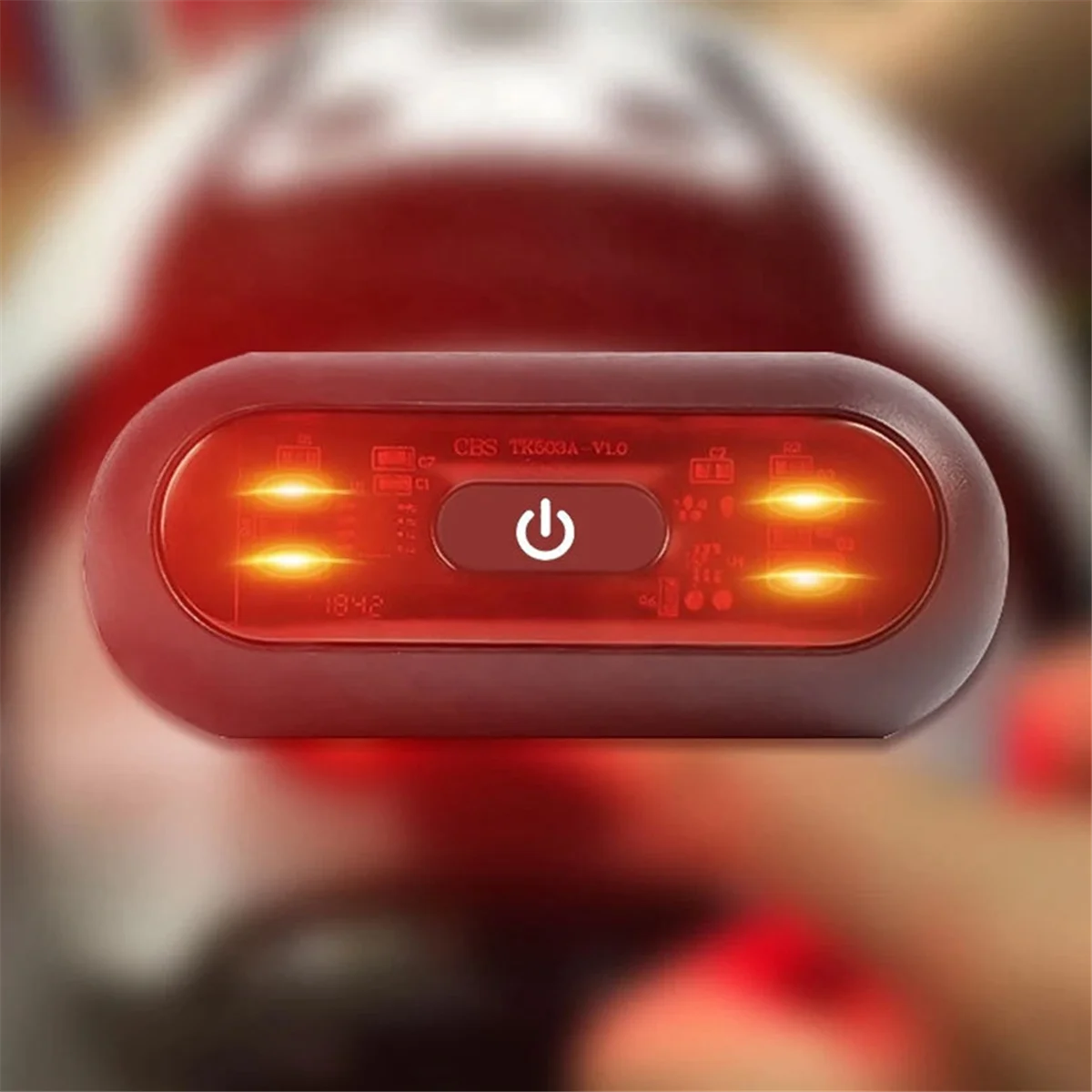 A72Z LED motorcycle helmet light, cycling helmet flashing light, warning light, electric vehicle night flashing light