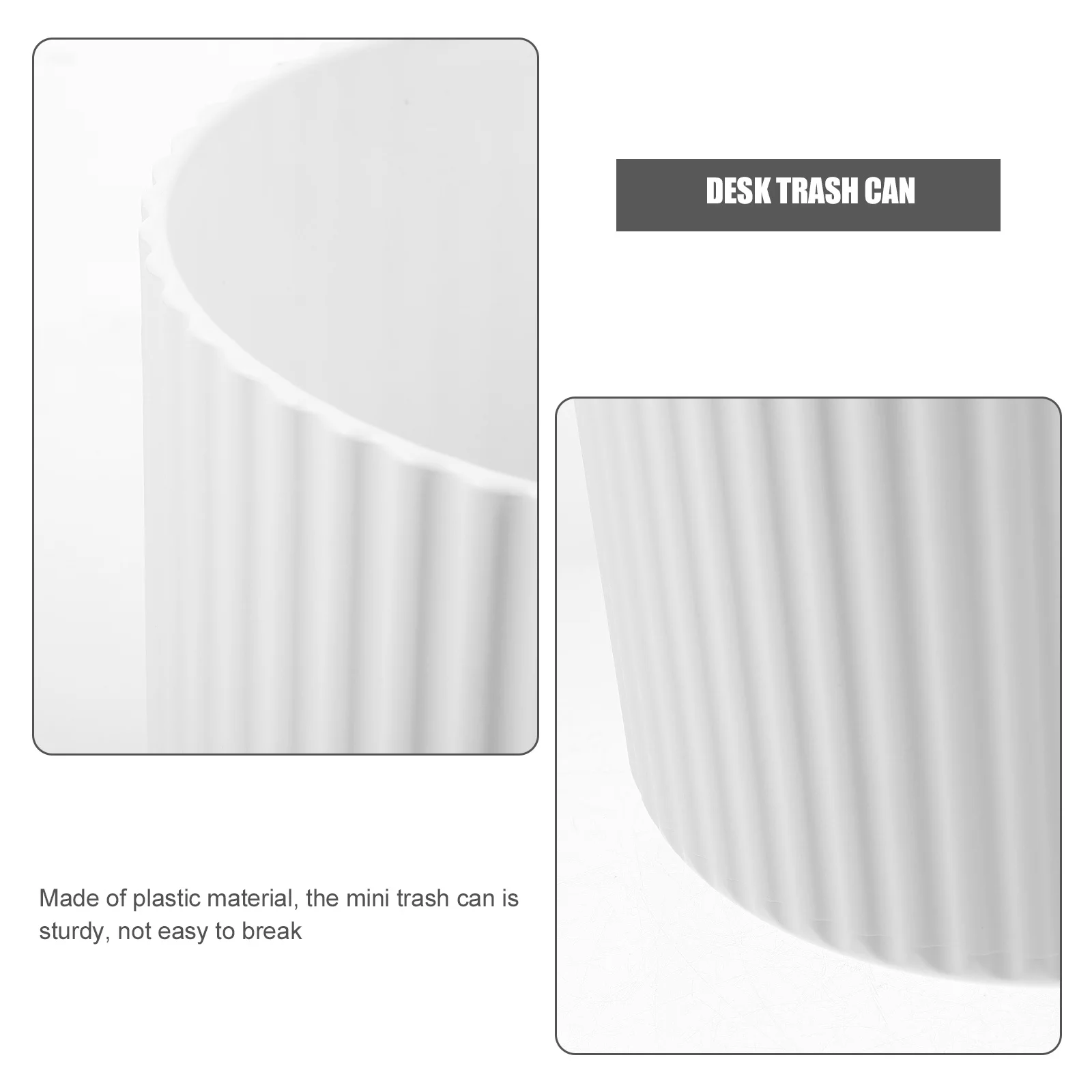 

1pc Mini Trash Can Small Desktop Waste Bin For Office Bedroom Bathroom Table Countertop Rubbish Container Storage Box