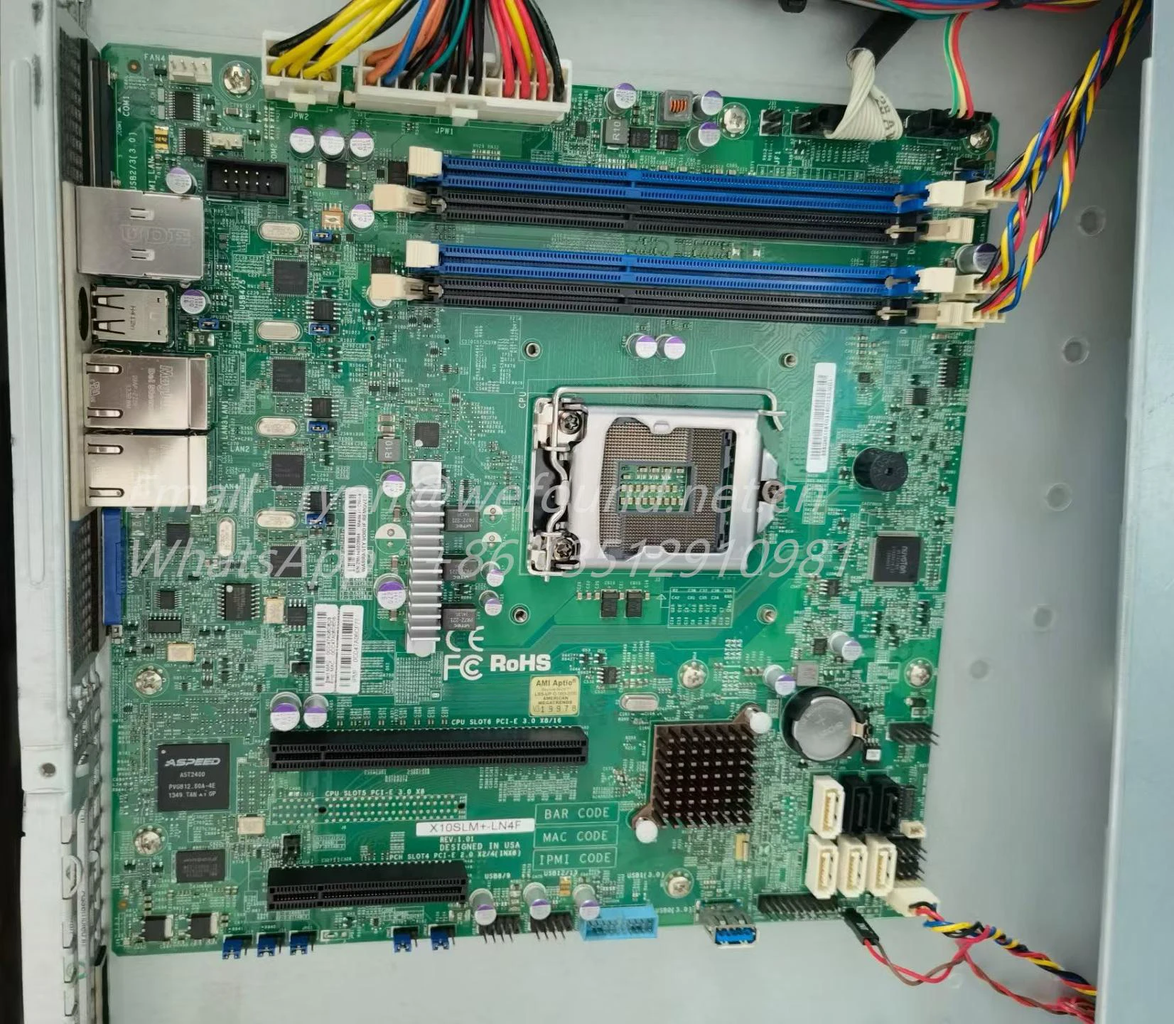 

X10SLM+-LN4F supports Xeon E3-1200 v3/v4, 4th gen. Core i3 processors