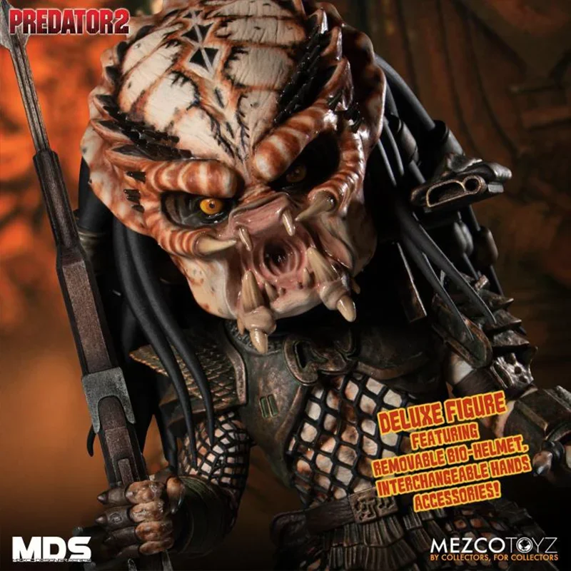 

Оригинальный Mezco Toyz Predator 2, MDS, дизайнерская серия, Deluxe Predator, в наличии, коллекция аниме, экшн-фигурки, модель игрушки