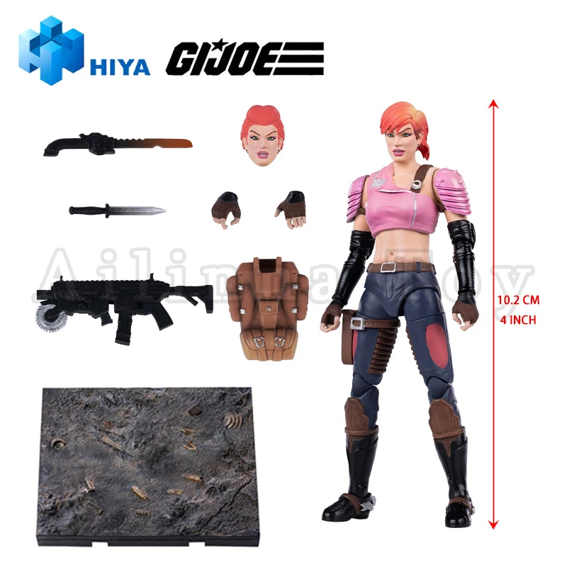 [Przedsprzedaż]HIYA 1/18 4-calowa figurka Exquisite Mini Series G.I.Joe Zarana Anime na prezent