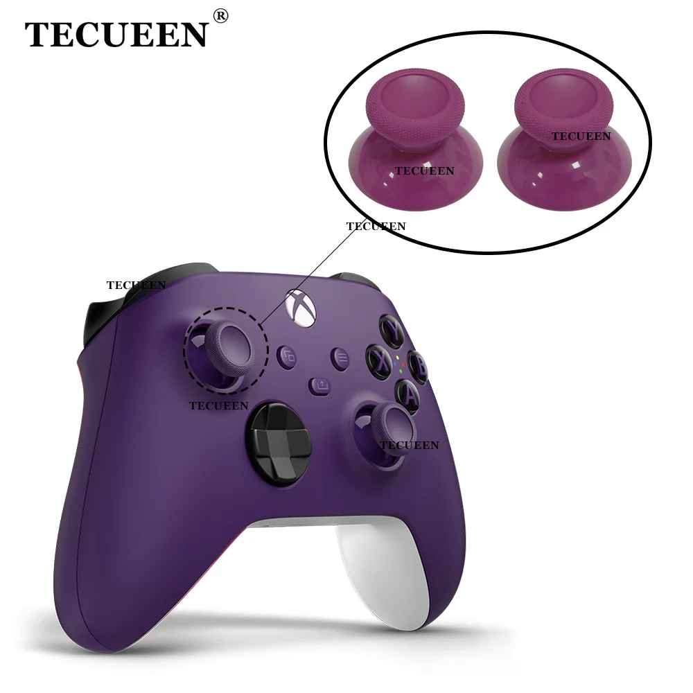 

2pcs Thumb Stick Grips for Xbox Series X/S Controller Thumbsticks Replacement Rocker Buttons Analog Joystick Caps Astral Purple