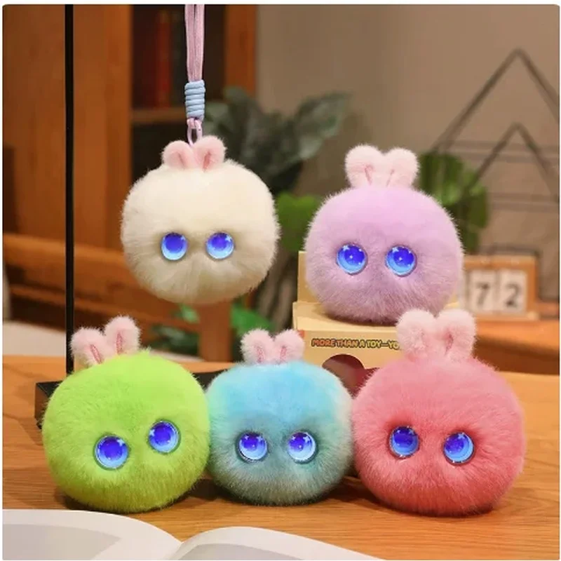 AI Plush Rabbit Interactive Toy, Cute Fluffy Stuffed Bunny With Big Eyes, Kids Educational Companion Plush With Box