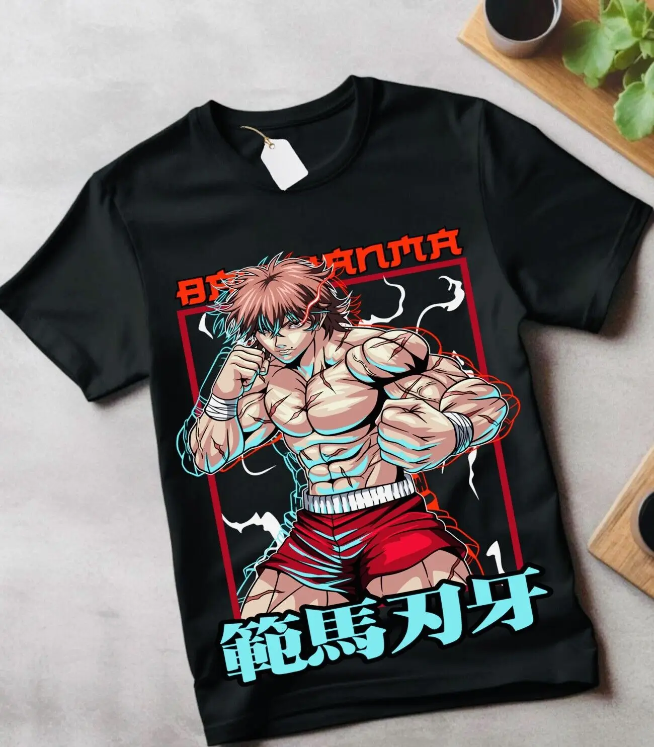 

Baki the Grappler T-Shirt Baki Hanma Yujiro Hanma Baki Boxing Shirt All clothes