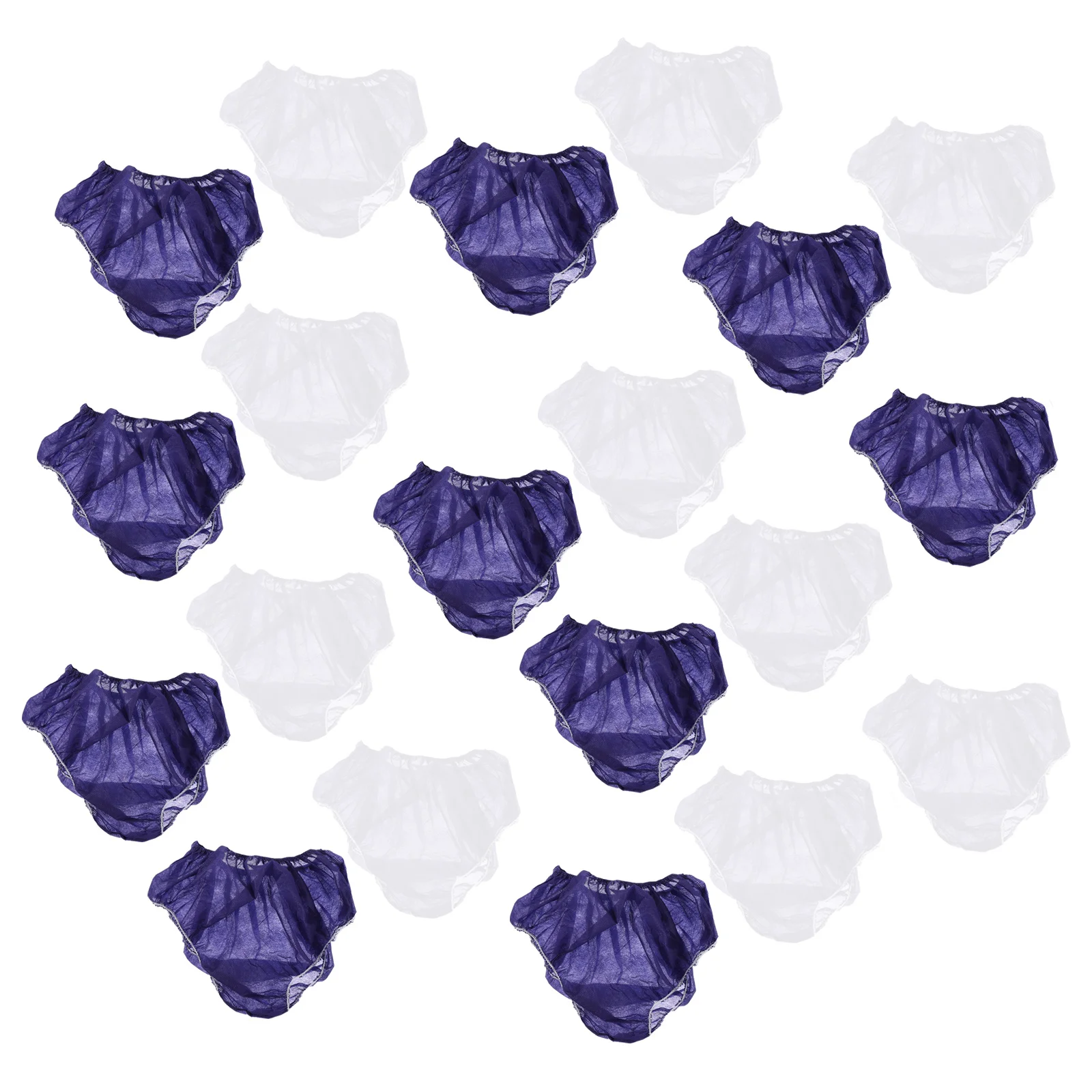 

20 Pcs Disposable Non-Woven Fabric Underwear White Blue Spa Sauna Briefs Women Beauty Sweat Pants Steam Panties