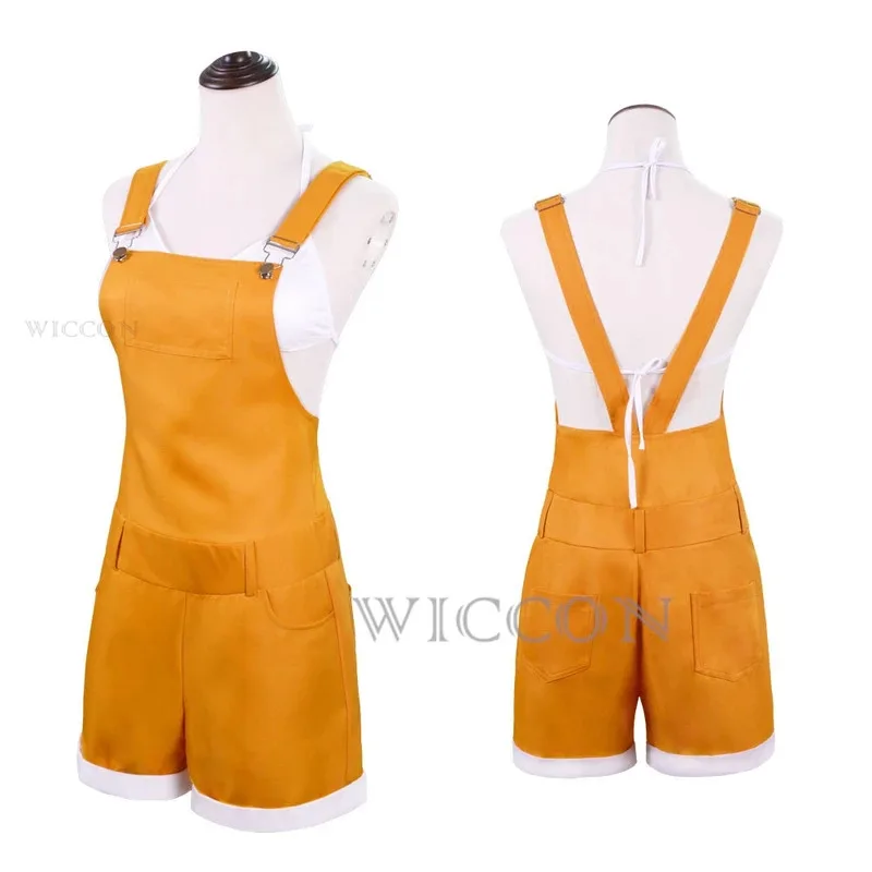 

CyAnime Nami Cosplay Costume Anime Halloween Cos Japanese Unifrom Outfits Role Play Novelty Women Dress Up Carnival Nami Dress