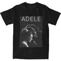 Oversized T Shirt Adeles Popular Album Pure Cotton T-Shirts Novelty Tee for Men's Summer Awesome Printed Short Sleeve Top Tees