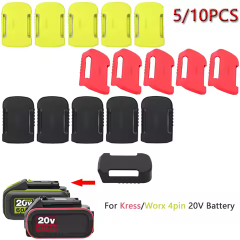 5/10pcs Battery Storage Rack Battery Holder Case For Kress for Worx 4pin 20V Battery Pylons Buckle Holder Wall Mount Dock Holder