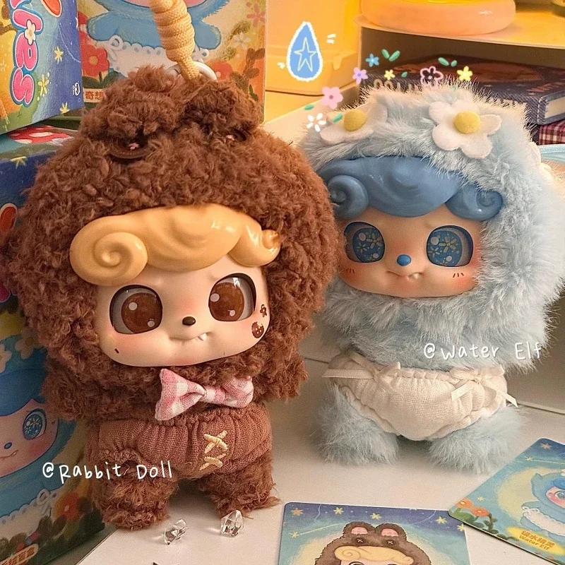 Echte Q.Kid Märchen Serie Vinyl Plüsch Blind Box Nette Puppe Modell Dekorative Anhänger Sammlung Spielzeug Mystery Box Kind Geschenk