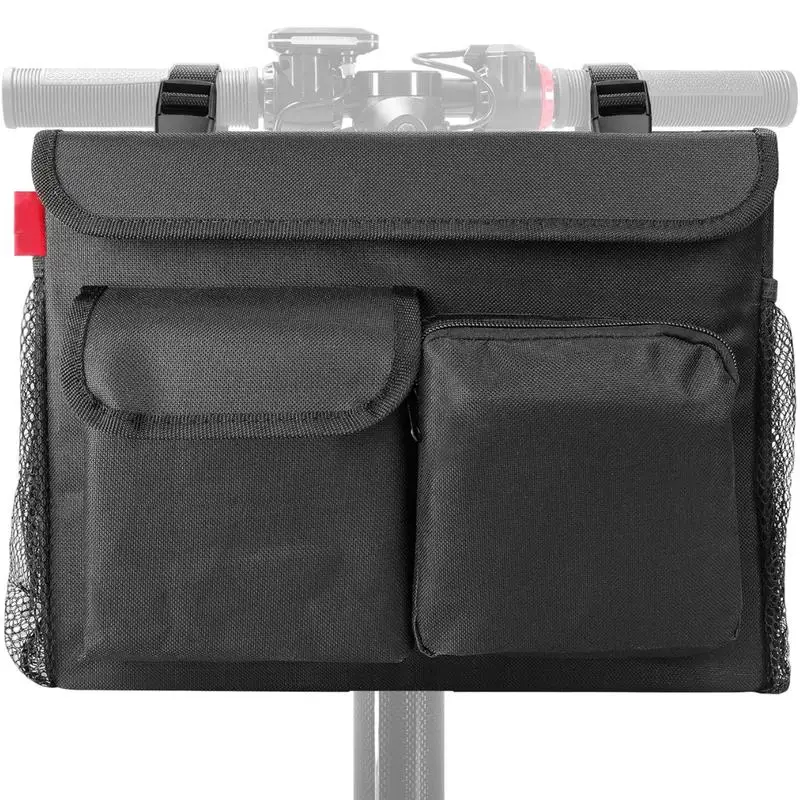 Scooter Frame Bag Electric Scooter Handlebar Storage Bag Waterproof Cycling Organization Scooter Bag With Adjustable Strap For