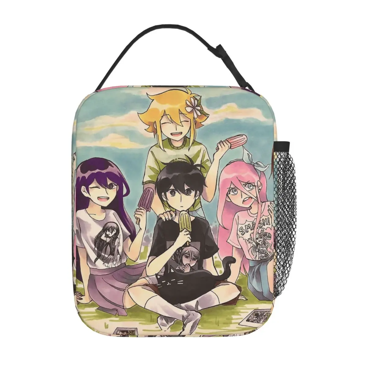 Omori Insulated Lunch Bags Thermal Bag  Lunch Container Sunny Aubrey Chibi Kel Hero Large Tote Lunch Box Food Handbags School