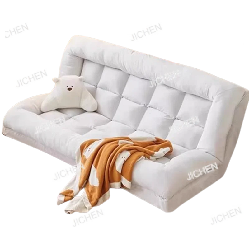 Human Double Beanbag Sofa Tatami Balcony Apartment White Beanbag Sofa Lazy Elegant Muebles Para Salas Modernos Room Furniture
