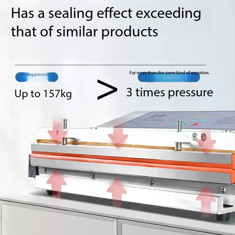 Pneumatic Food Vacuum Packing Machine Commercial Vacuum Sealer Kitchen Meat Bag Packaging Food Saver Sealing Machine