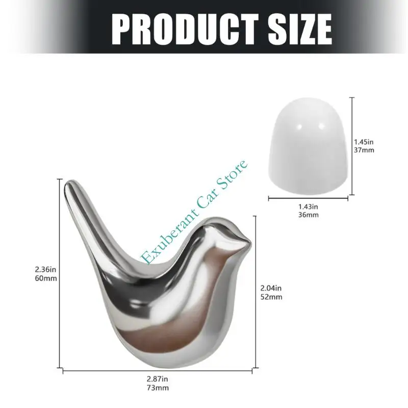 H3CE ゴールデンバードテーマのトイレボルトカバーキャップ キャンピングカーバスルームアクセサリー カット不要 安全なスナップオンボルトハイダー 2個