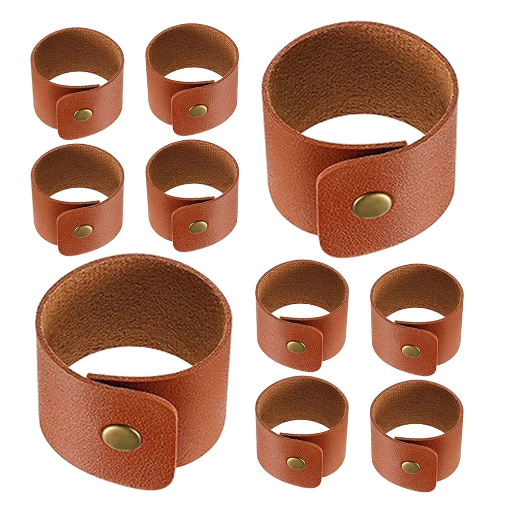 12pcs Faux Rings Napkin Ring Modern Versatile Rustic Fake Napkin Ring Fall Table Decor Homeware