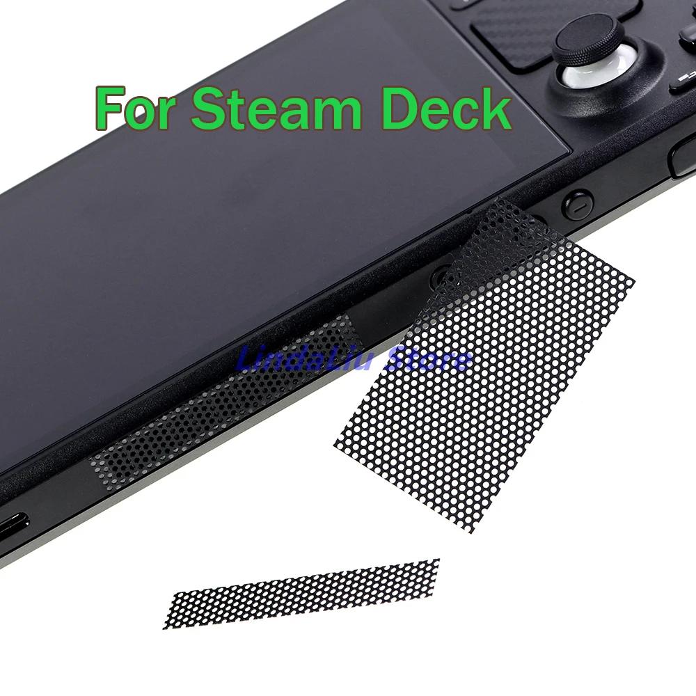 

100sets Game Console Dust-proof Protector Dust Filter Net Gaming Accessory for Steam Deck Ventilation and Dustproof Fine Mesh