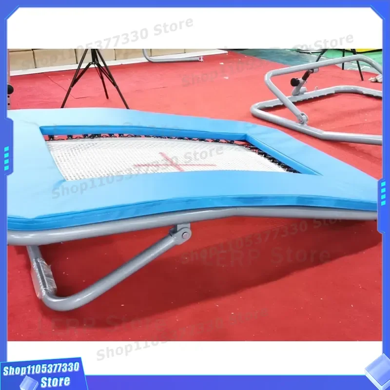 137x100cm Mini Trampoline Springboard Gymnastics Unilateral Rebounder for Kids Adults Home Fitness Training Equipment Durable