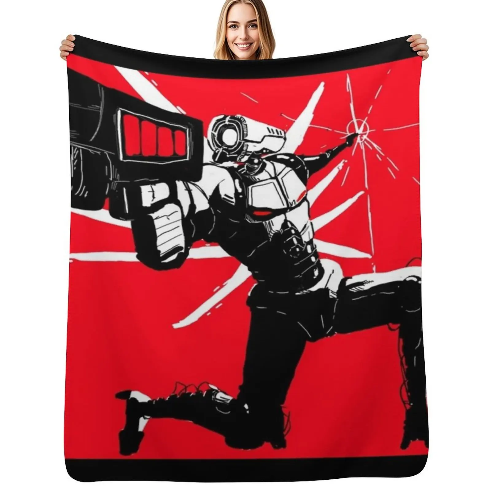 

Ultrakill Throw Blanket Baby bed plaid Single Flannels Blankets