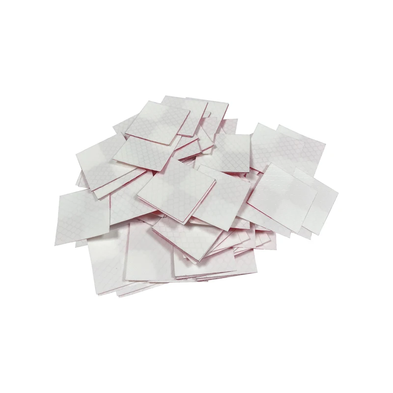 100pcs Red White Reflector Sheet for Total Station Reflective Tape Target Sheet Instrument Accessories