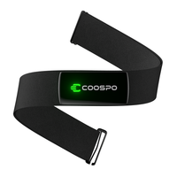 COOSPO H9Z Rechargeable Heart Rate Monitor Chest Strap Bluetooth5.0 ANT+ HR Sensor HRM IP67Use For Garmin/Wahoo/Zwift Waterproof