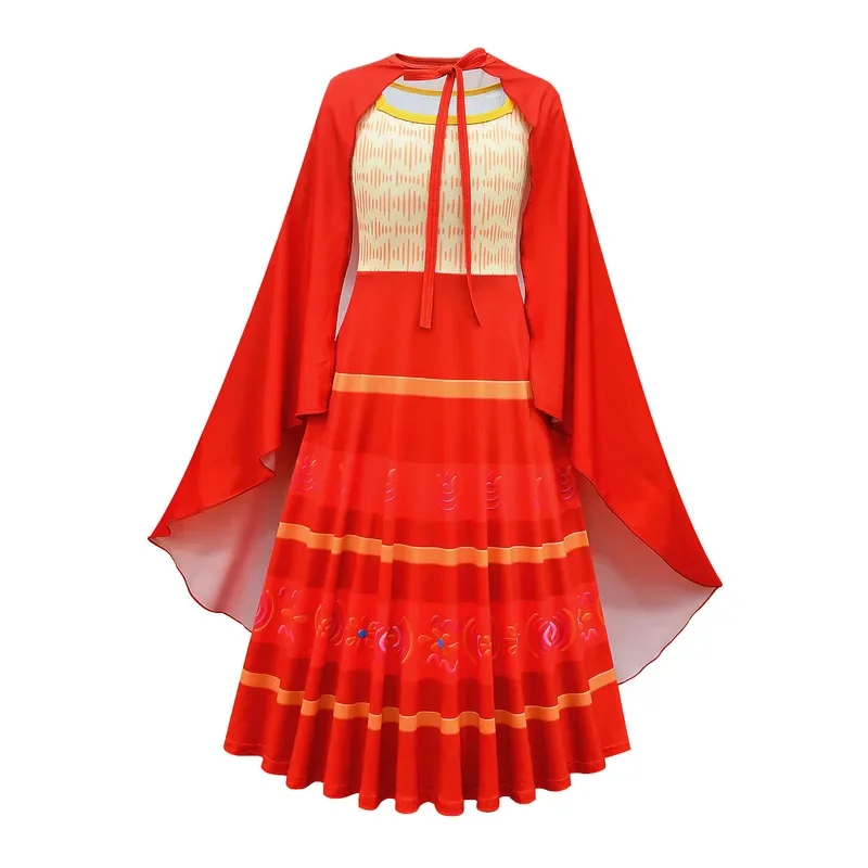 Children Encanto Mirabel Madrigal Pepa Isabela Dolores Sister Cosplay Costume Dress For Carnival Princess Party dresses